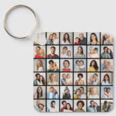 Creëer Your Ewn 36 Photo Collage Sleutelhanger (Voorkant)