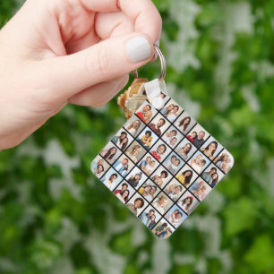 Creëer Your Ewn 36 Photo Collage Sleutelhanger