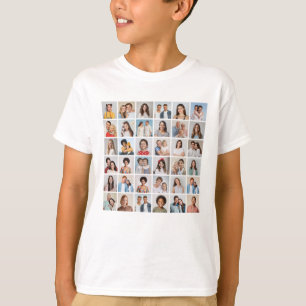 Creëer Your Ewn 36 Photo Collage T-shirt