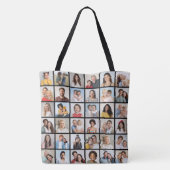 Creëer Your Ewn 36 Photo Collage Tote Bag (Achterkant)