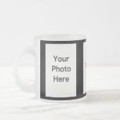 Creëer Your Ewn 3 Foto Frosted Glass Mok (10 oz) (Links)