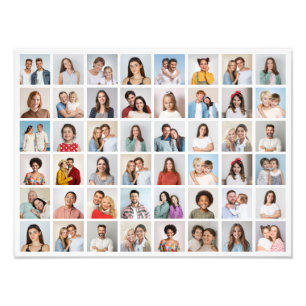Creëer Your Ewn 48 Foto Collage Foto Enlargement Afdruk