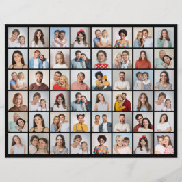 Creëer Your Ewn 48 Photo Collage Flyer