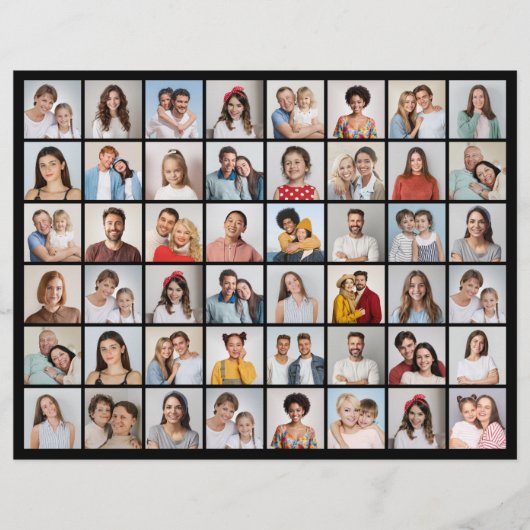 Creëer Your Ewn 48 Photo Collage Flyer (Voorkant)