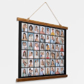 Creëer Your Ewn 48 Photo Collage Hangend Wandkleed (Gebogen)