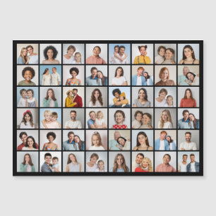 Creëer Your Ewn 48 Photo Collage Magnetic Kaart
