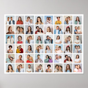 Creëer Your Ewn 48 Photo Collage Poster