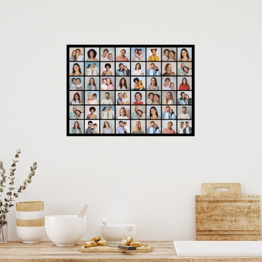 Creëer Your Ewn 48 Photo Collage Poster (Keuken)