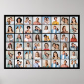 Creëer Your Ewn 48 Photo Collage Poster (Voorkant)