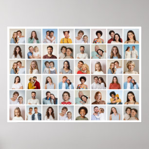 Creëer Your Ewn 48 Photo Collage Poster