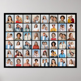 Creëer Your Ewn 48 Photo Collage Poster