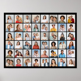 Creëer Your Ewn 48 Photo Collage Poster