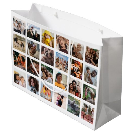 Creëer Your Ewn 48 Square Photo Groot Cadeauzakje (Achterkant Gekanteld)