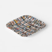 Creëer Your Ewn 49 Photo Collage Papieren Bordje (Gebogen)