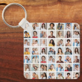Creëer Your Ewn 49 Photo Collage Sleutelhanger (Voorkant)