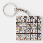 Creëer Your Ewn 49 Photo Collage Sleutelhanger (Voorkant)