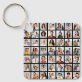 Creëer Your Ewn 49 Photo Collage Sleutelhanger (Voorkant)