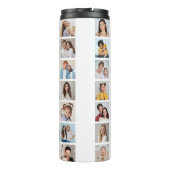 Creëer Your Ewn 49 Photo Collage Thermosbeker (Achterkant)