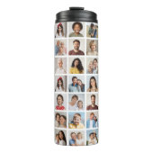 Creëer Your Ewn 49 Photo Collage Thermosbeker (Voorkant)