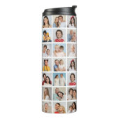 Creëer Your Ewn 49 Photo Collage Thermosbeker (Gedraaid links)