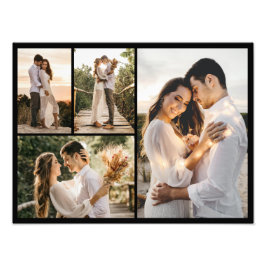 Creëer Your Ewn 4 Foto Collage Foto Uitbreiding Foto Afdruk