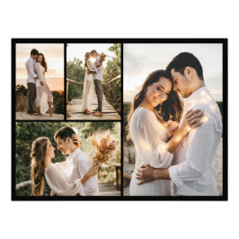 Creëer Your Ewn 4 Foto Collage Foto Uitbreiding Foto Afdruk