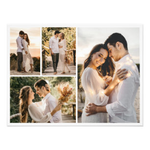 Creëer Your Ewn 4 Foto Collage Foto Uitbreiding Foto Afdruk