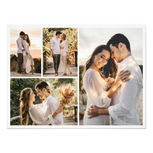 Creëer Your Ewn 4 Foto Collage Foto Uitbreiding Foto Afdruk (Voorkant)