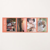 Creëer Your Ewn 4 Foto Collage Yoga Mat (Voorkant (horizontaal))