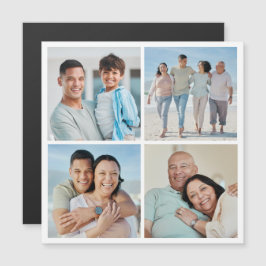 Creëer Your Ewn 4 Photo Collage Magnetic Card