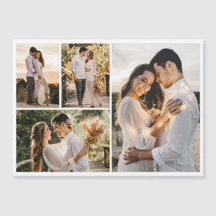 Creëer Your Ewn 4 Photo Collage Magnetic Card
