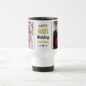 Creëer Your Ewn 50th Golden Jubileum 2 Foto Reisbeker (Center)