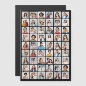 Creëer Your Ewn 54 Photo Collage Magnetic Kaart (Voorkant / Achterkant)