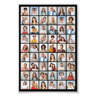 Creëer Your Ewn 54 Photo Collage Photo Enlargement Foto Afdruk