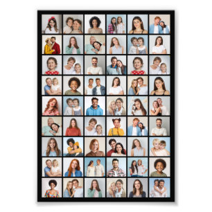 Creëer Your Ewn 54 Photo Collage Photo Enlargement Foto Afdruk