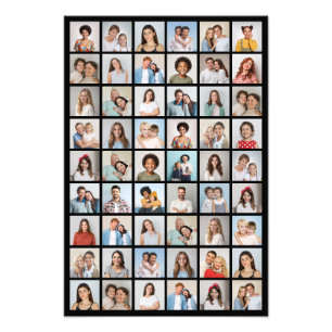 Creëer Your Ewn 54 Photo Collage Photo Enlargement Foto Afdruk