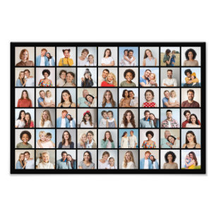 Creëer Your Ewn 54 Photo Collage Photo Enlargement Foto Afdruk