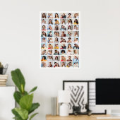 Creëer Your Ewn 54 Photo Collage Poster (Thuiskantoor)