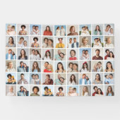 Creëer Your Ewn 54 Photo Collage Spandoek (Horizontaal)