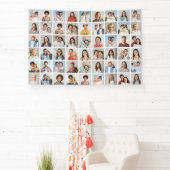 Creëer Your Ewn 54 Photo Collage Spandoek (Insitu)