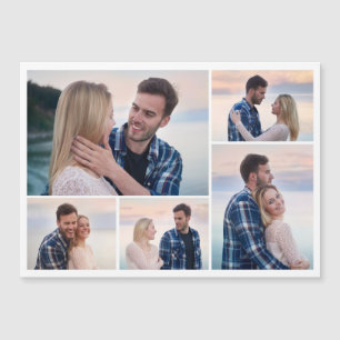 Creëer Your Ewn 5 Photo Collage Magnetic Kaart
