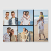 Creëer Your Ewn 5 Photo Collage Magnetic Kaart (Voorkant)
