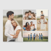 Creëer Your Ewn 5 Photo Collage Magnetic Kaart (Voorkant)