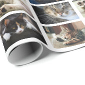 Creëer Your Ewn 5 Photo Collage op White Cadeaupapier (Rol Hoek)