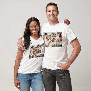 Creëer Your Ewn 5 Photo Collage Unisex T-shirt