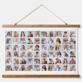 Creëer Your Ewn 60 Photo Collage Hangend Wandkleed (Voorkant)