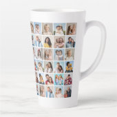 Creëer Your Ewn 60 Photo Collage Latte Mok (Rechts)