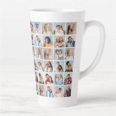 Creëer Your Ewn 60 Photo Collage Latte Mok (Rechts)