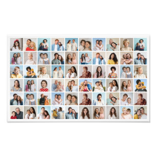 Creëer Your Ewn 60 Photo Collage Photo Enlargement Foto Afdruk