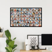 Creëer Your Ewn 60 Photo Collage Poster (Thuiskantoor)